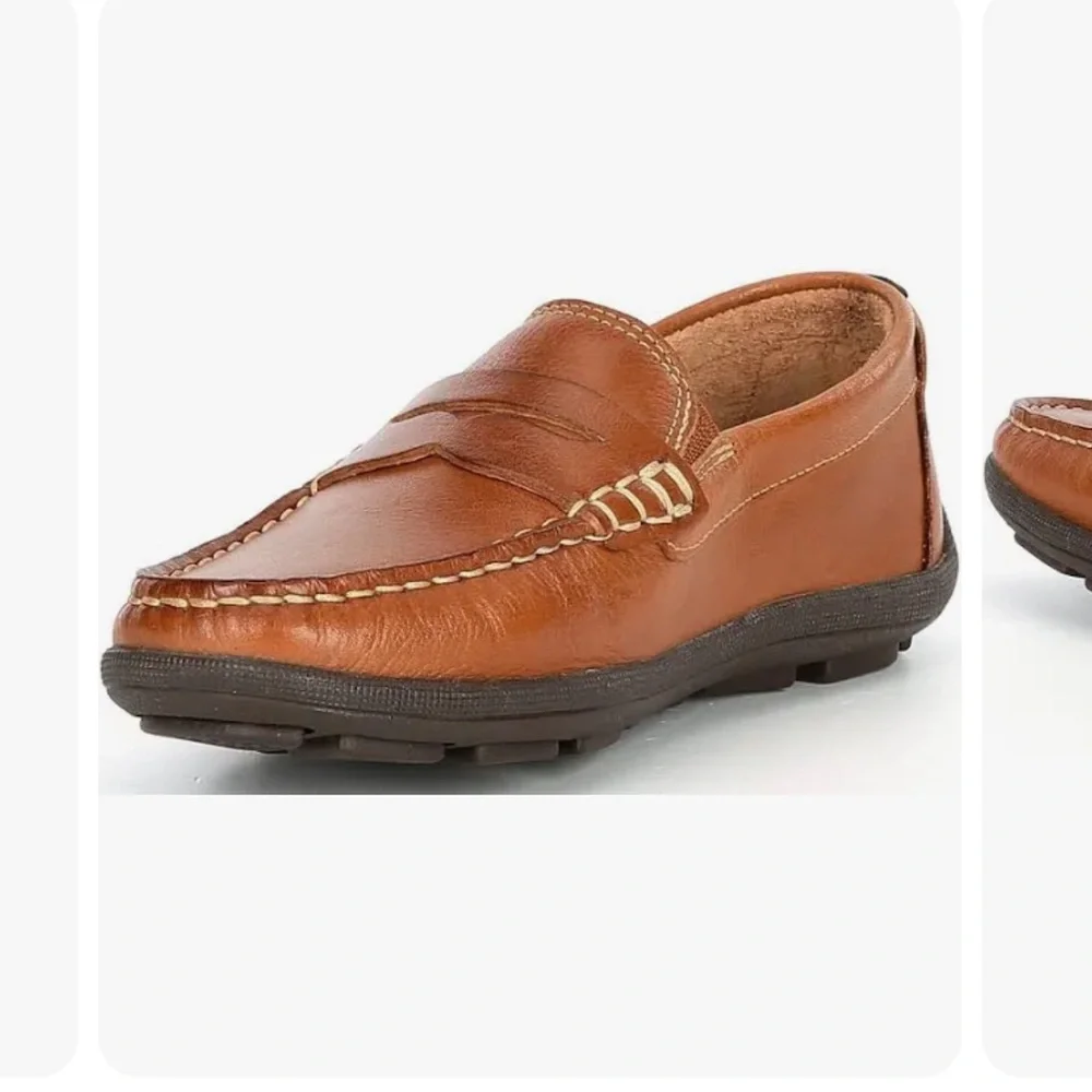 Flag L td. Boys Leather Dress Shoes Size 9M